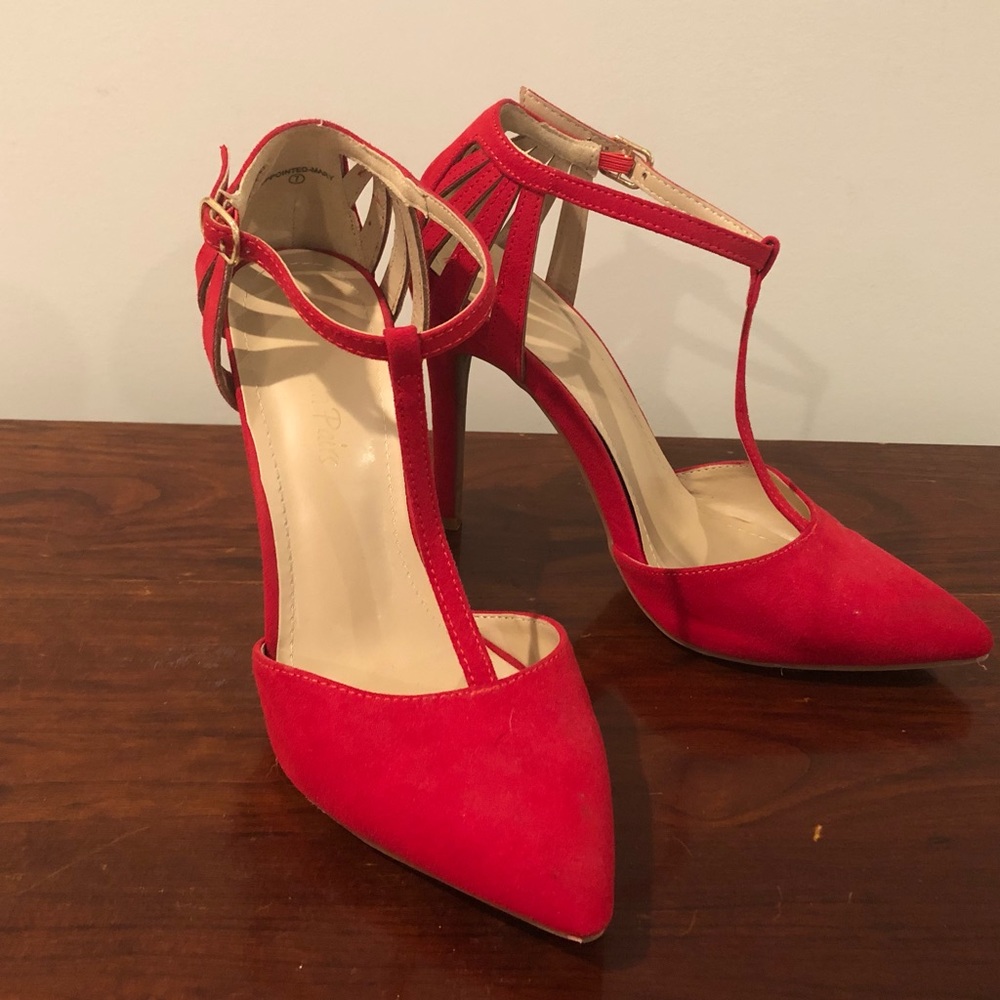 Red stilettos